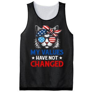 My Values Have Not Changed Kamala Harris 2024 President Mesh Reversible Basketball Jersey Tank