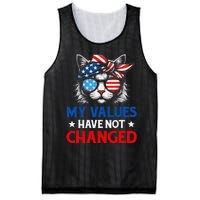 My Values Have Not Changed Kamala Harris 2024 President Mesh Reversible Basketball Jersey Tank