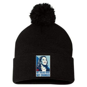 My Values Have Not Changed Pom Pom 12in Knit Beanie