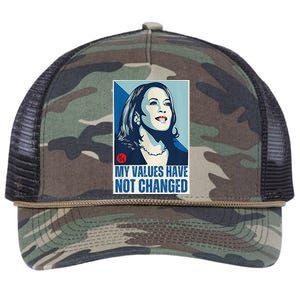 My Values Have Not Changed Retro Rope Trucker Hat Cap