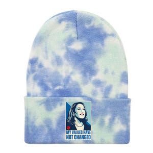 My Values Have Not Changed Tie Dye 12in Knit Beanie