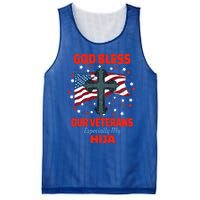 Military Veteran Hija For Proud Dad Or Mom Gift Mesh Reversible Basketball Jersey Tank