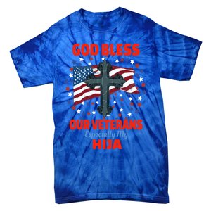 Military Veteran Hija For Proud Dad Or Mom Gift Tie-Dye T-Shirt