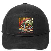 My Values Have Not Changed Kamala Harris 2024 President 7-Panel Snapback Hat