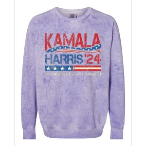 My Values Have Not Changed Kamala Harris 2024 President Colorblast Crewneck Sweatshirt