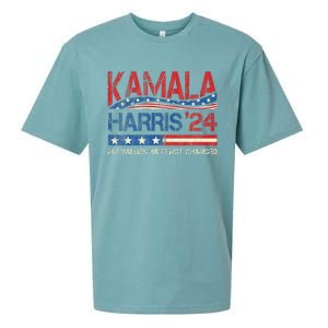 My Values Have Not Changed Kamala Harris 2024 President Sueded Cloud Jersey T-Shirt