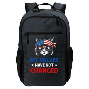 My Values Have Not Changed Kamala Harris 2024 President Daily Commute Backpack