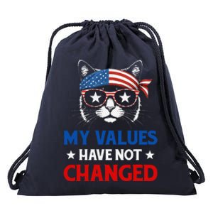 My Values Have Not Changed Kamala Harris 2024 President Drawstring Bag