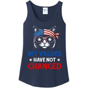 My Values Have Not Changed Kamala Harris 2024 President Ladies Essential Tank