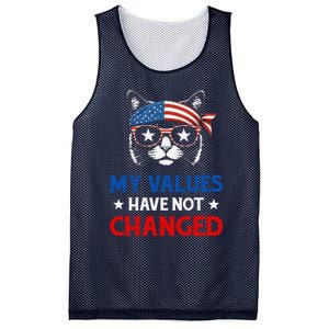 My Values Have Not Changed Kamala Harris 2024 President Mesh Reversible Basketball Jersey Tank