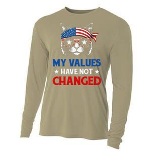 My Values Have Not Changed Kamala Harris 2024 President Cooling Performance Long Sleeve Crew