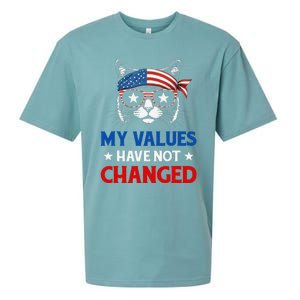 My Values Have Not Changed Kamala Harris 2024 President Sueded Cloud Jersey T-Shirt