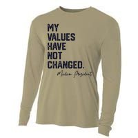 My Values Have Not Changed Vintage Kamala Harris 2024 Cooling Performance Long Sleeve Crew