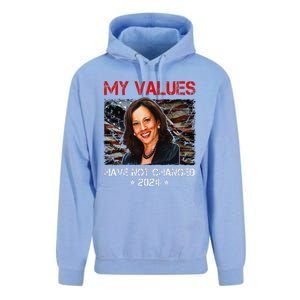 My Values Have Not Changed Kamala Harris 2024 President Unisex Surf Hoodie