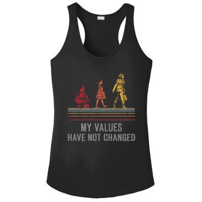 My Values Have Not Changed President 47th 2024 Ladies PosiCharge Competitor Racerback Tank