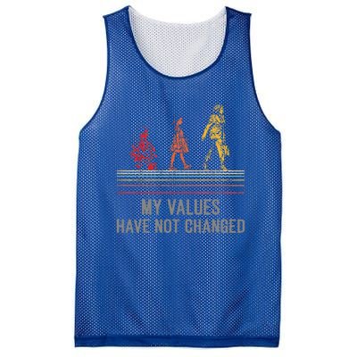 My Values Have Not Changed President 47th 2024 Mesh Reversible Basketball Jersey Tank