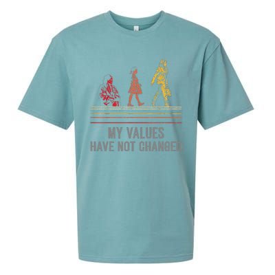 My Values Have Not Changed President 47th 2024 Sueded Cloud Jersey T-Shirt