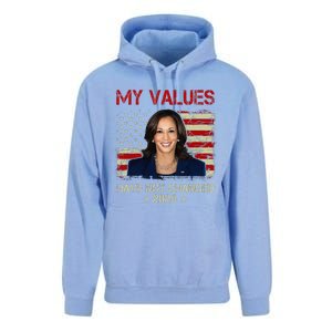 My Values Have Not Changed Kamala Harris 2024 President Unisex Surf Hoodie