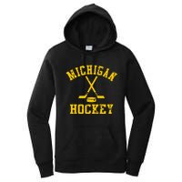 Michigan Vintage Hockey Women's Pullover Hoodie