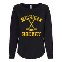 Michigan Vintage Hockey Womens California Wash Sweatshirt