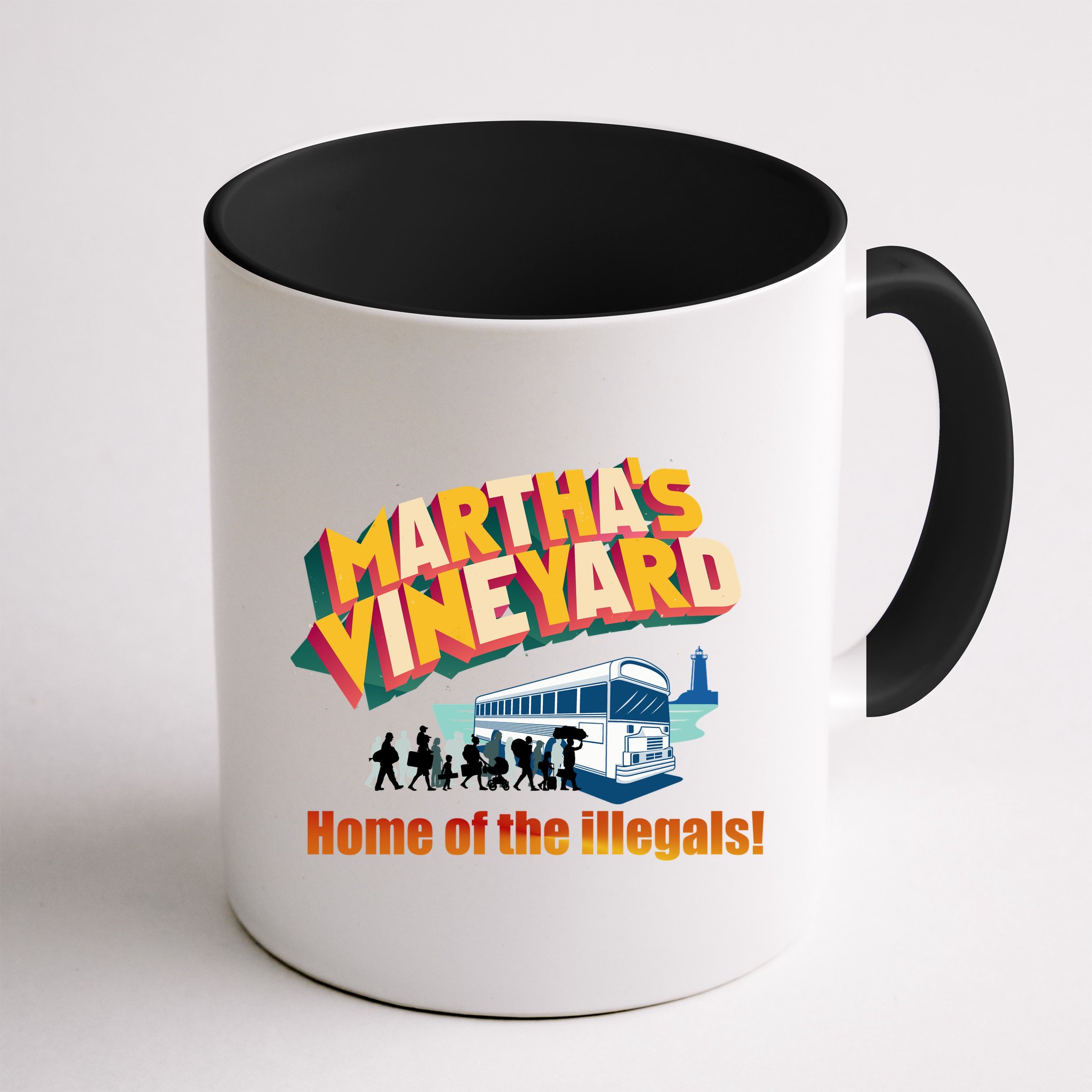 Martha's Vineyard Home Of The Illegals Funny Mug