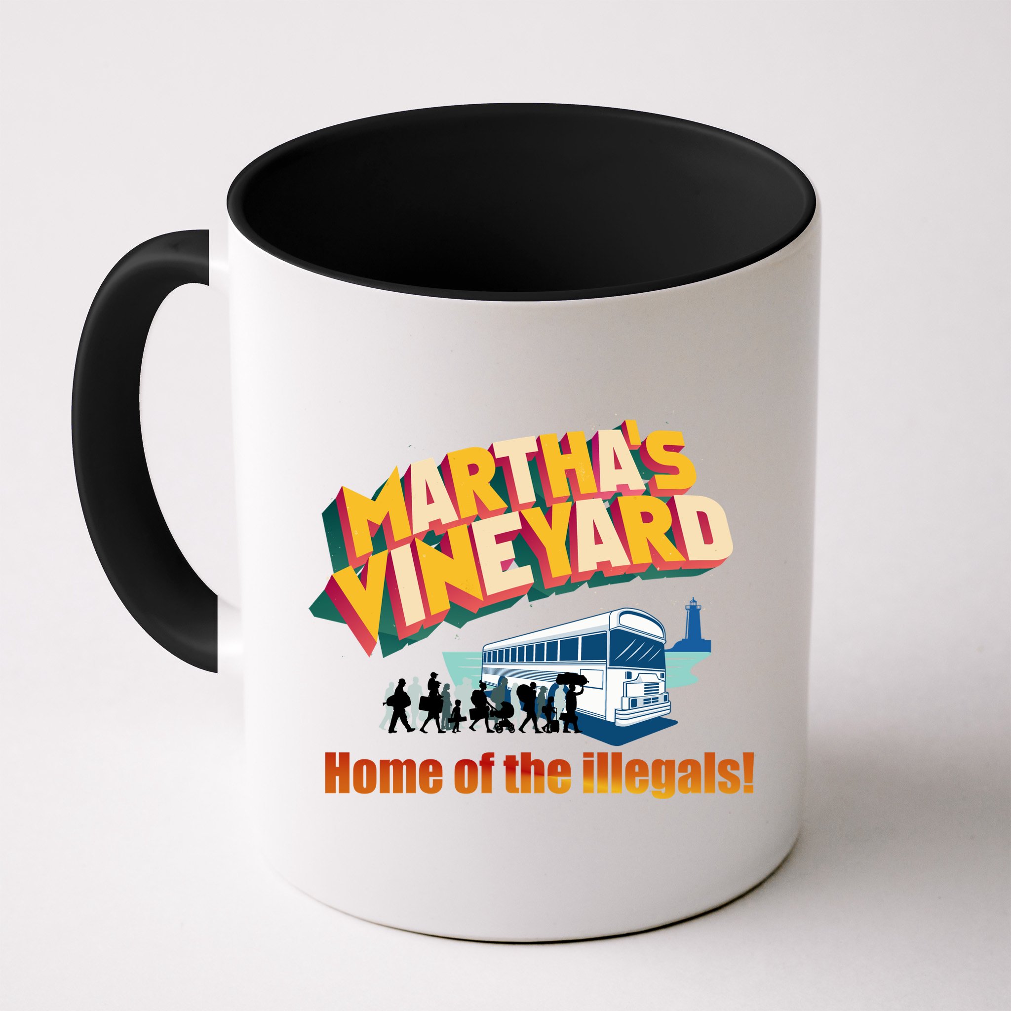 Martha's Vineyard Home Of The Illegals Funny Mug