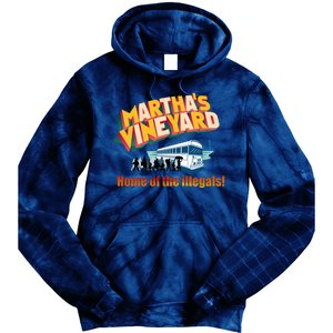 Martha's Vineyard Home Of The Illegals Funny Tie Dye Hoodie