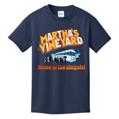 Martha's Vineyard Home Of The Illegals Funny Kids T-Shirt