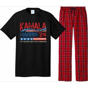 My Values Have Not Changed Kamala Harris 2024 President Pajama Set