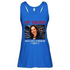 My Values Have Not Changed Kamala Harris 2024 Ladies Essential Flowy Tank