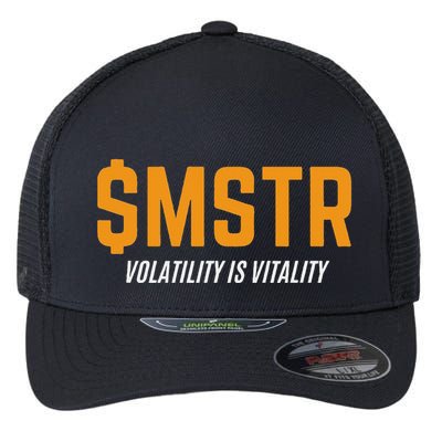 $Mstr Volatility Is Vitality Microstrategy Bitcoin Flexfit Unipanel Trucker Cap