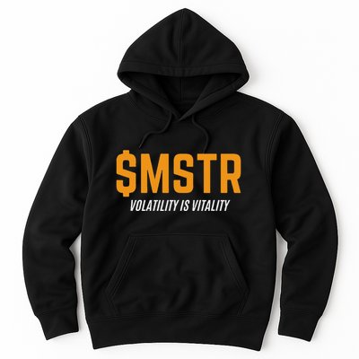 $Mstr Volatility Is Vitality Microstrategy Bitcoin Hoodie