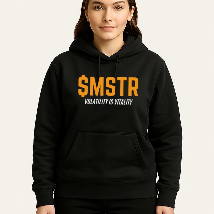 $Mstr Volatility Is Vitality Microstrategy Bitcoin Hoodie