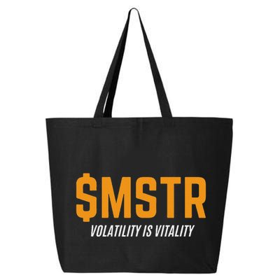 $Mstr Volatility Is Vitality Microstrategy Bitcoin 25L Jumbo Tote