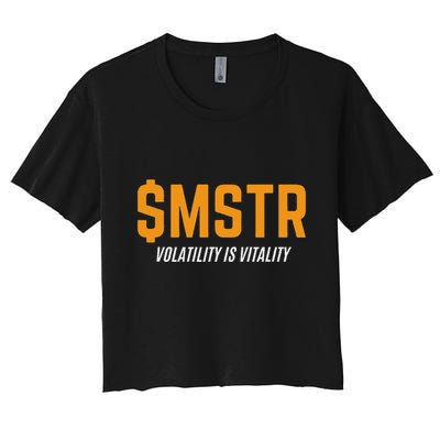 $Mstr Volatility Is Vitality Microstrategy Bitcoin Crop Top