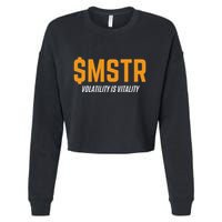 $Mstr Volatility Is Vitality Microstrategy Bitcoin Cropped Pullover Crew