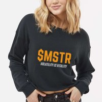 $Mstr Volatility Is Vitality Microstrategy Bitcoin Cropped Pullover Crew