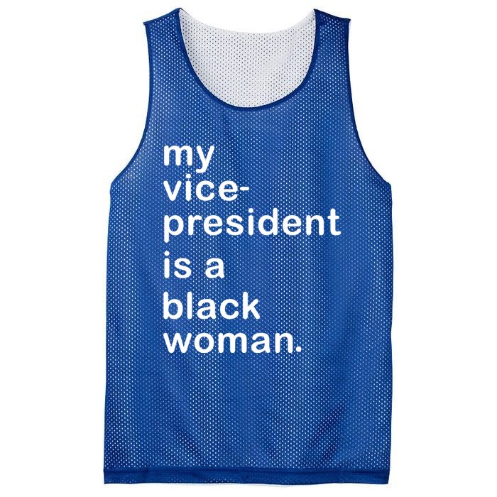 My Vp Is A Black My Vice President Is A Black Great Gift Mesh Reversible Basketball Jersey Tank