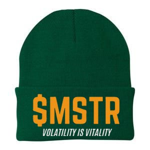 $Mstr Volatility Is Vitality Microstrategy Bitcoin Knit Cap Winter Beanie