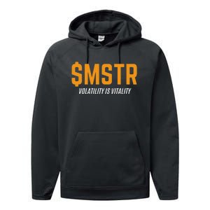 $Mstr Volatility Is Vitality Microstrategy Bitcoin Performance Fleece Hoodie