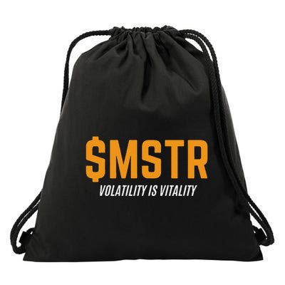 $Mstr Volatility Is Vitality Microstrategy Bitcoin Drawstring Bag