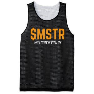 $Mstr Volatility Is Vitality Microstrategy Bitcoin Mesh Reversible Basketball Jersey Tank