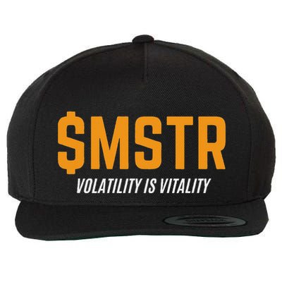 $Mstr Volatility Is Vitality Microstrategy Bitcoin Wool Snapback Cap