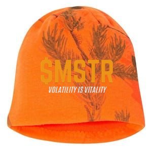 $Mstr Volatility Is Vitality Microstrategy Bitcoin Kati - Camo Knit Beanie