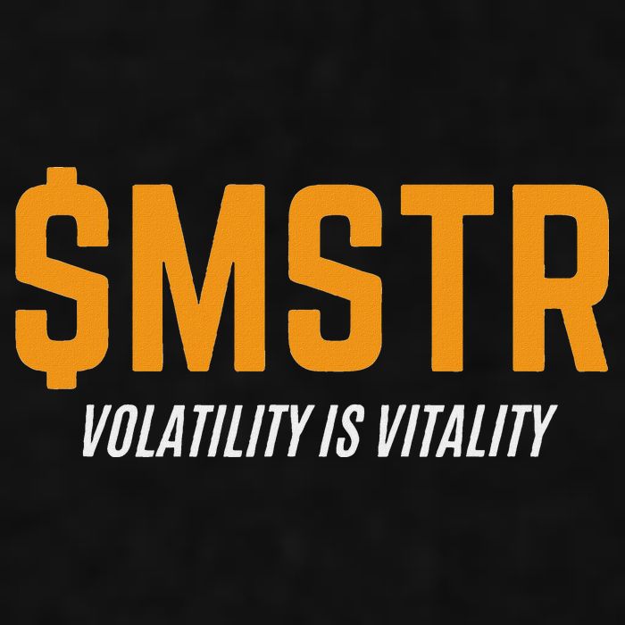 $Mstr Volatility Is Vitality Microstrategy Bitcoin Ladies PosiCharge Tri-Blend Wicking Tank