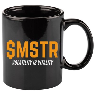 $Mstr Volatility Is Vitality Microstrategy Bitcoin 11oz C Handle Ceramic Mug
