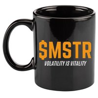 $Mstr Volatility Is Vitality Microstrategy Bitcoin 11oz C Handle Ceramic Mug