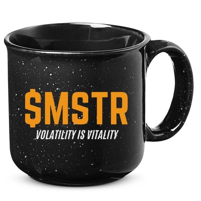 $Mstr Volatility Is Vitality Microstrategy Bitcoin 15oz Campfire Ceramic Mug