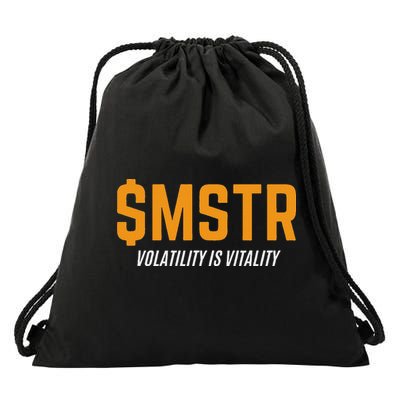 $Mstr Volatility Is Vitality Microstrategy Bitcoin Drawstring Bag