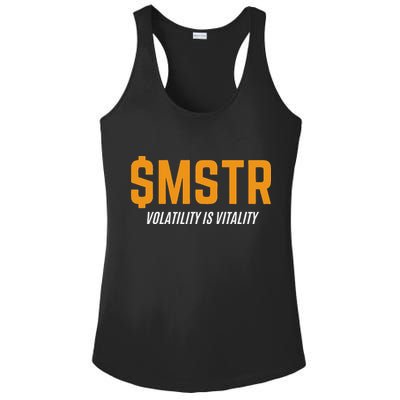 $Mstr Volatility Is Vitality Microstrategy Bitcoin Ladies PosiCharge Competitor Racerback Tank